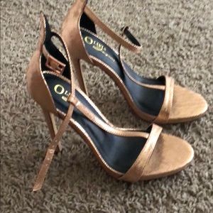 Gold heels
